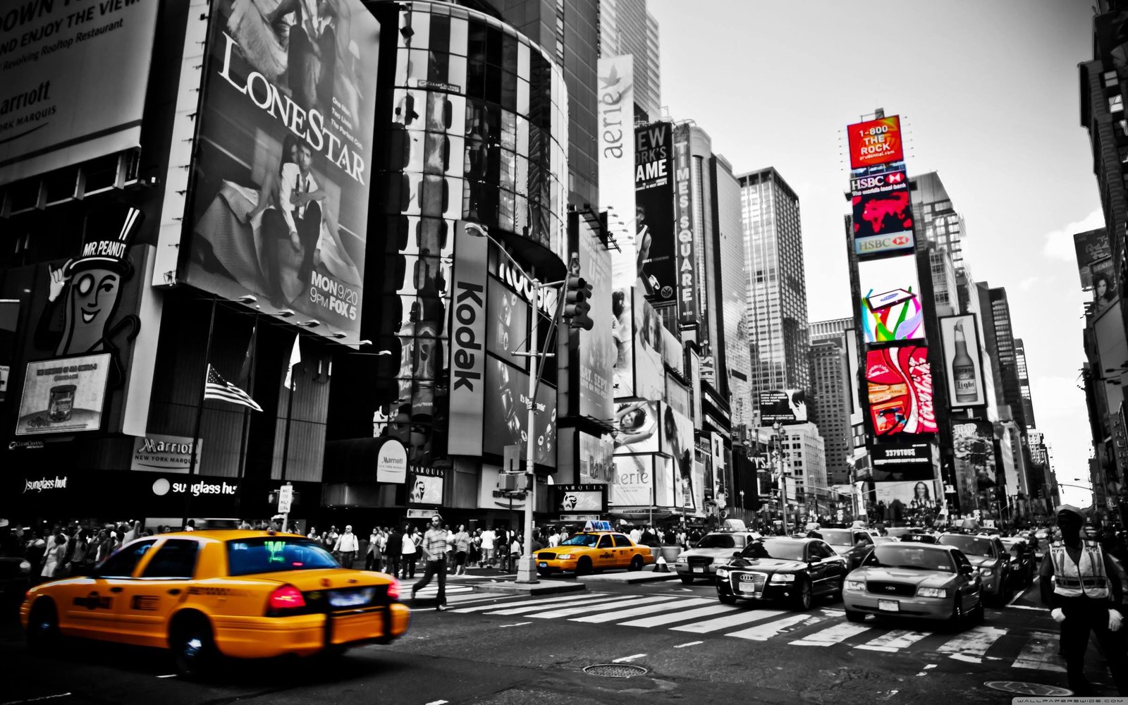 New York City Times Square Shops Advertising